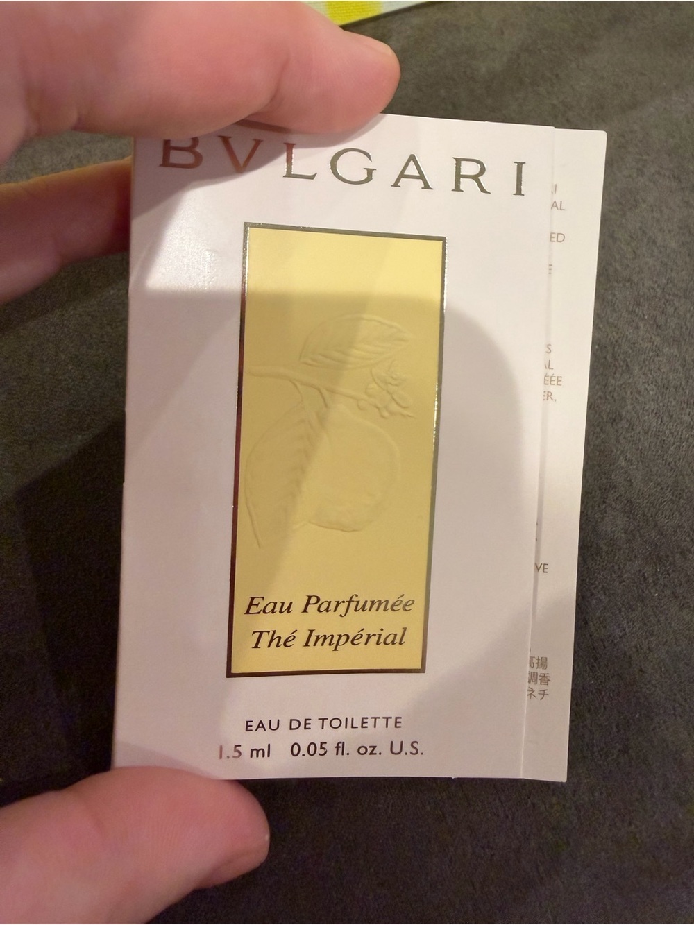 BVLGARI Eau Thé Impérial Sample -1.5ml